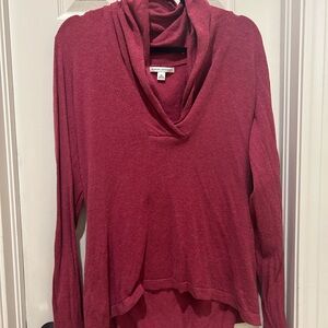Banana Republic mauve shawl collar sweater size XL